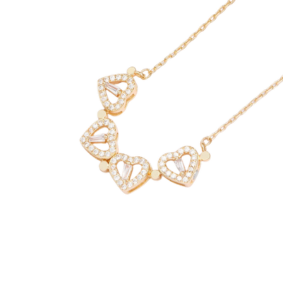Collar Corazón de Trébol