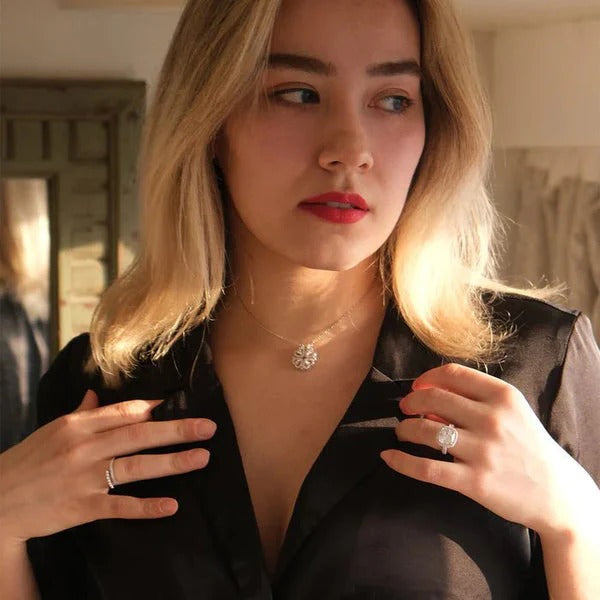 Collar Corazón de Trébol