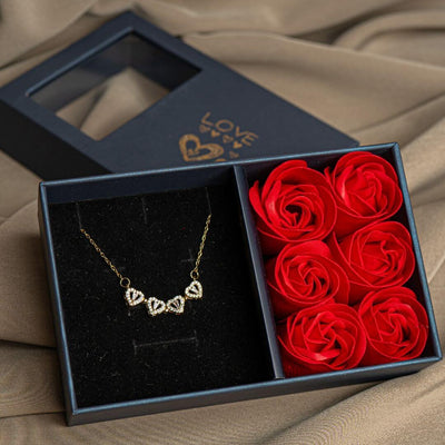 Collar Corazón de Trébol