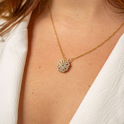 Collar Corazón de Trébol
